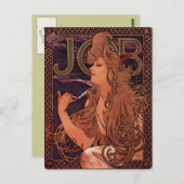 美しいアールヌーボーはがき ポストカード (正面/裏面)