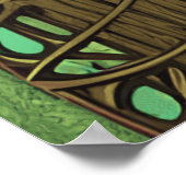 美しいアールヌーボースタイル ポスター (角)