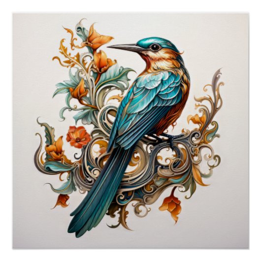 美しいアールヌーボー ポスター (正面)