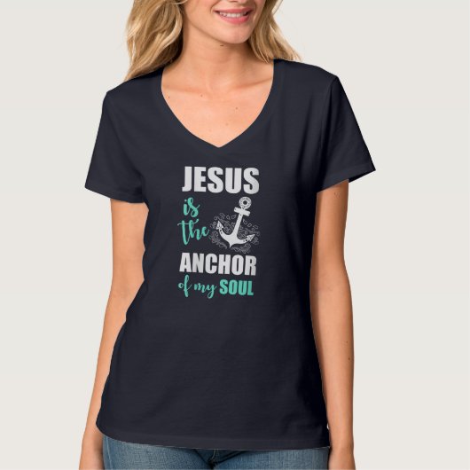 美しいイエスは私の魂のいかりである Tシャツ (正面)