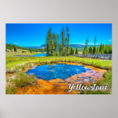 美しいイエローストーン国立公園、統一された州 ポスター (正面)