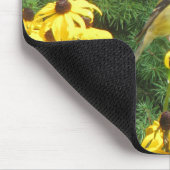 美しいイエローバードマウスパッド マウスパッド (コーナー)