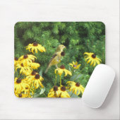 美しいイエローバードマウスパッド マウスパッド (マウス)