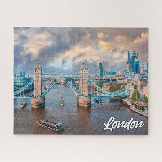 美しいイギリスのロンドン市 ジグソーパズル (横)