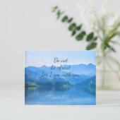 美しいイザヤ湖43:5バイブル感動的クラス ポストカード (スタンド正面)