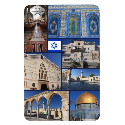 美しいイスラエル マグネット (縦)