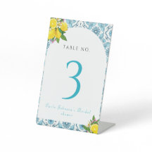 美しいイタリアンタイルとライムブライダルシャワー