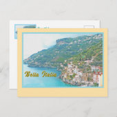 美しいイタリア/イタリアの美しい海岸線 ポストカード (正面/裏面)