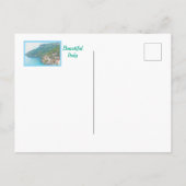 美しいイタリア/イタリアの美しい海岸線 ポストカード (裏面)