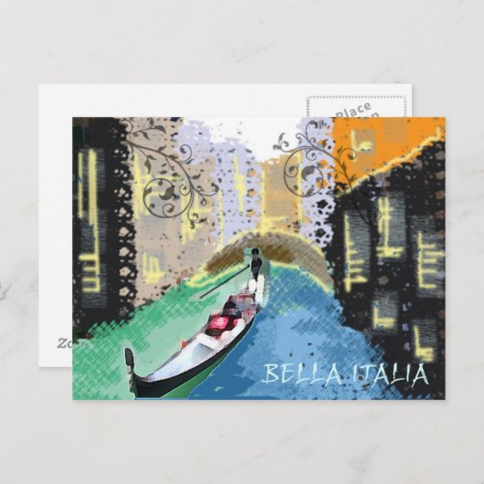 美しいイタリア ポストカード (正面/裏面)