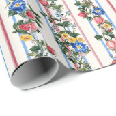 美しいイチゴとフローラブライダル ラッピングペーパー (ロールコーナー)