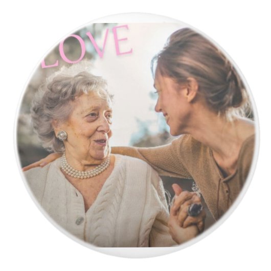 美しいイメージ セラミックノブ (正面)