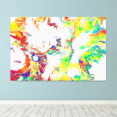 美しいイリュージョンカラフルウォールアートプリント キャンバスプリント (インサイチュ (ウッドフロア))