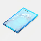 美しいイルカの水中海洋生物 ポストイット (アングル)