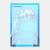 美しいイルカの水中海洋生物 ポストイット (正面)