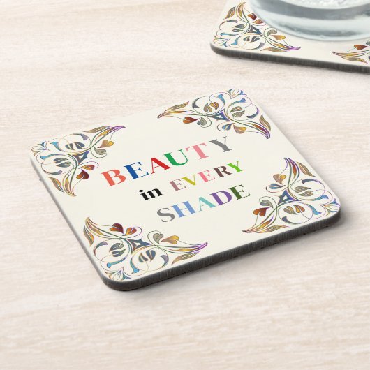 美しいインオールシェード飲料用コースター コースター (左側)