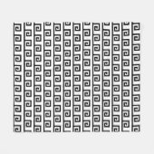 美しいインカ幾何学的パターンフリースブランケット フリースブランケット (正面(横))