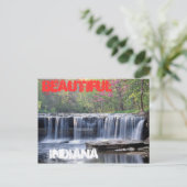 美しいインディアナのはがき。 ポストカード (スタンド正面)