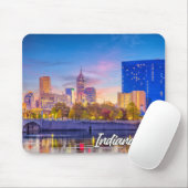 美しいインディアナポリス，インディアナ，統一された州 マウスパッド (マウス)