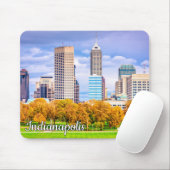 美しいインディアナポリス，インディアナ，統一された州 マウスパッド (マウス)