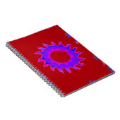 美しいインディアンモチーフメンディアートデザイン ノートブック (右側)