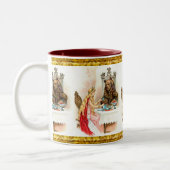 美しいインピンクザビーストタンブラー ツートーンマグカップ (左)