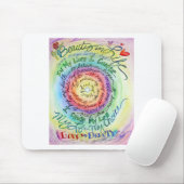美しいインライフ丸い虹 マウスパッド (マウス)