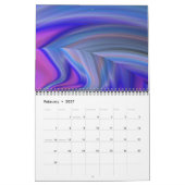美しいイン抽象芸術2021 カレンダー (2月 2027)