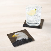 美しいイーグルコースターセット スクエアペーパーコースター (インサイチュ)