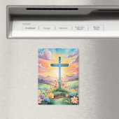 美しいイースターウォーターカラーアート マグネット (インサイチュ (食洗機))