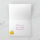 美しいイースターエッグ&蝶ママ シーズンカード (内部)