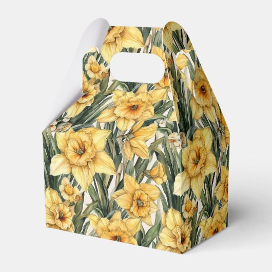 美しいイースターフローラ水色の卵の狩りと フェイバーボックス (裏面サイド)