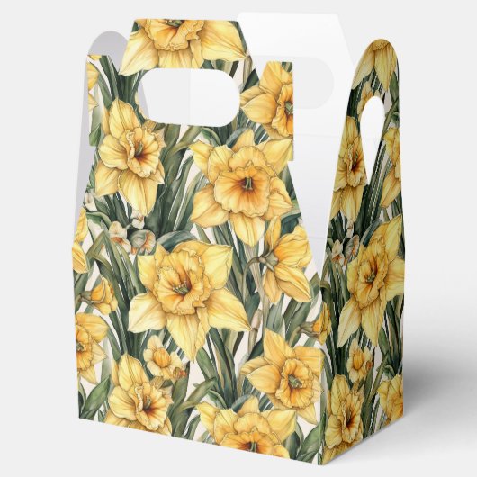 美しいイースターフローラ水色の卵の狩りと フェイバーボックス (オープン)