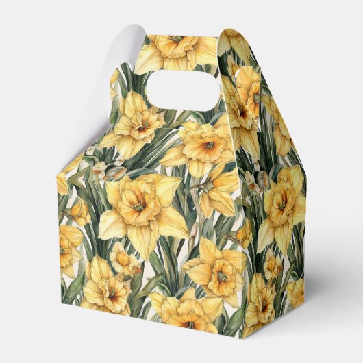 美しいイースターフローラ水色の卵の狩りと フェイバーボックス (正面サイド)