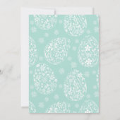 美しいイースターブランチの夕食のパーティの招待状 招待状 (裏面)