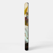 美しいイースターユリのクロス iPhoneケース (左側面)