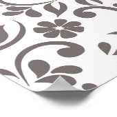 美しいイースターラビット装飾品 ポスター (角)