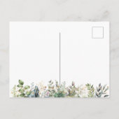 美しいイードムバラクの水の色の月の葉の金ゴールド シーズンポストカード (裏面)