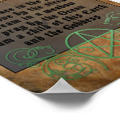 美しいウィッカ信者 ポスター (角)