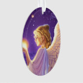 美しいウィッシングエンジェルオーナメント オーナメント (正面)