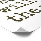 美しいウィル救ザワールド – 美しい引用文 ポスター (角)