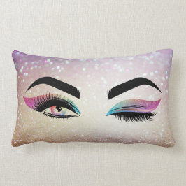 美しいウィンクロングまつげメイクアップアーティスト ランバークッション