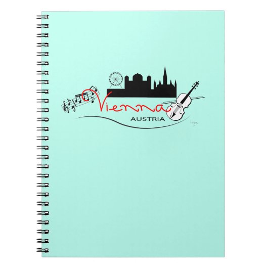 美しいウィーン,オーストリア ノートブック (正面)