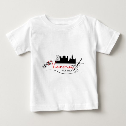 美しいウィーン,オーストリア ベビーTシャツ (正面)
