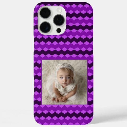美しいウェディングシャワーの贈り物 シェブロンパターン Case-Mate iPhoneケース (裏面)