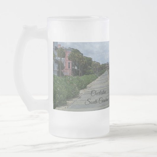 美しいウォーターフロントウォークウェイフロストマグ フロストグラスビールジョッキ (左)