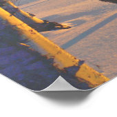 美しいウォールアートポスター「冬の日」 ポスター (角)