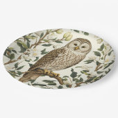 美しいウオウルとホオノキ ペーパープレート (アングル)