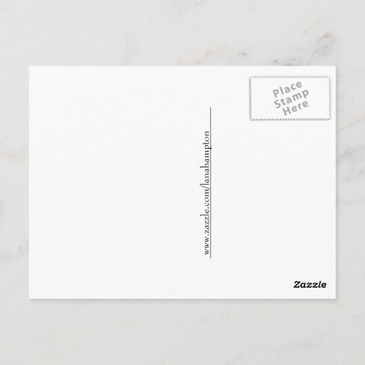 美しいウクライナハガキ/ウクライナビレッジ ポストカード (裏面)