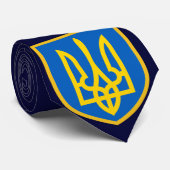 美しいウクライナ国旗のコートアーム ネクタイ (ロール)